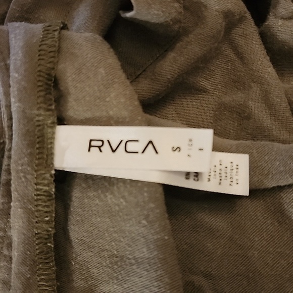 RVCA Midi Slit Tank Dress Green Small - Picture 4 of 6